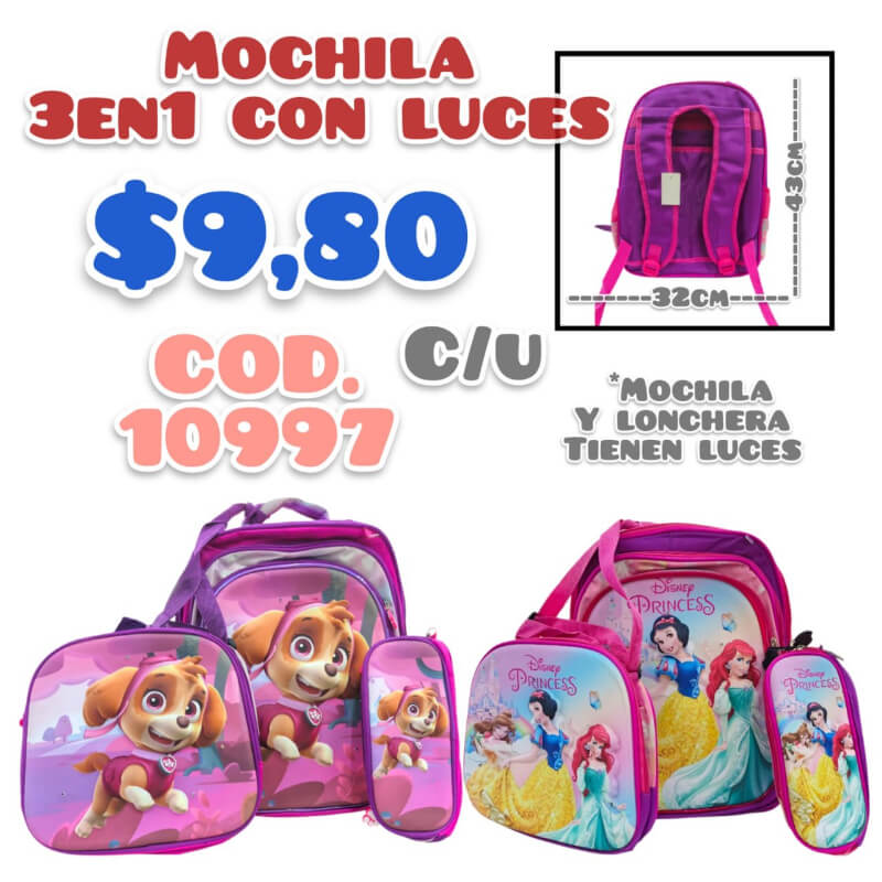 MOCHILA 3 EN 1