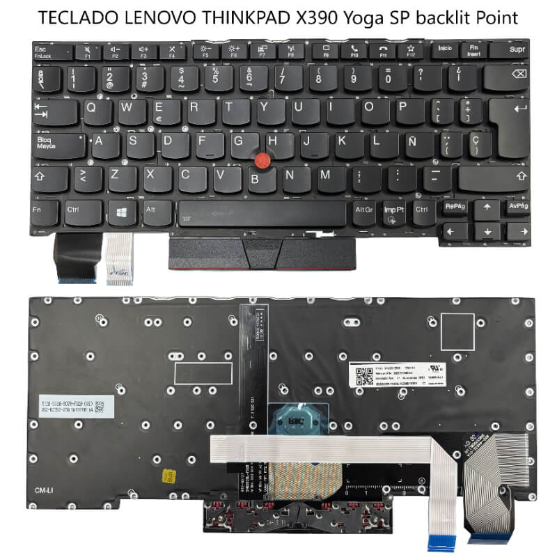 TECLADO Lenovo Thinkpad X390 Yoga SP backlit Point