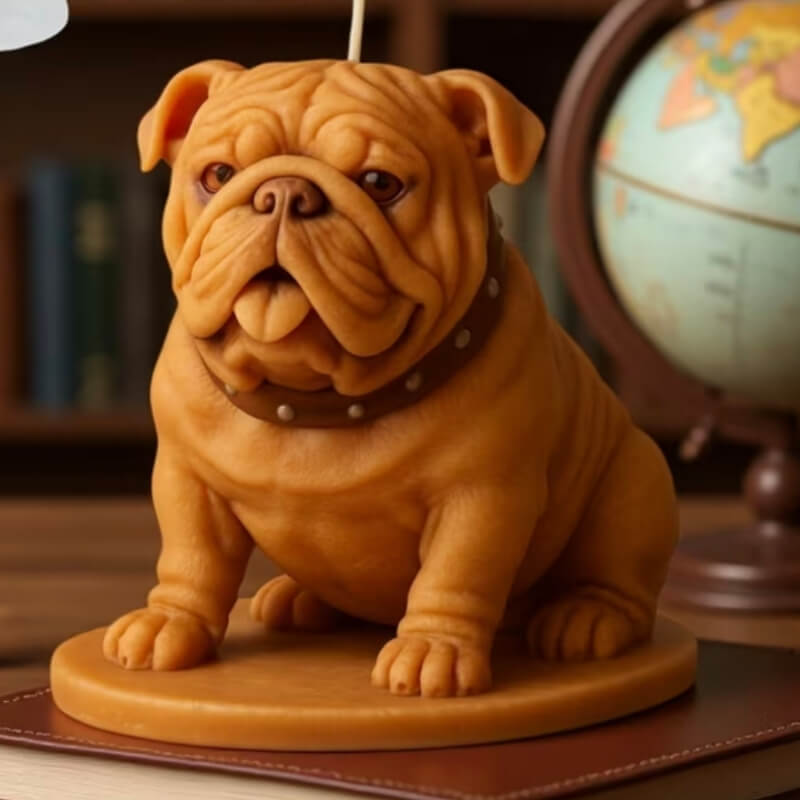 molde de perro bulldog
