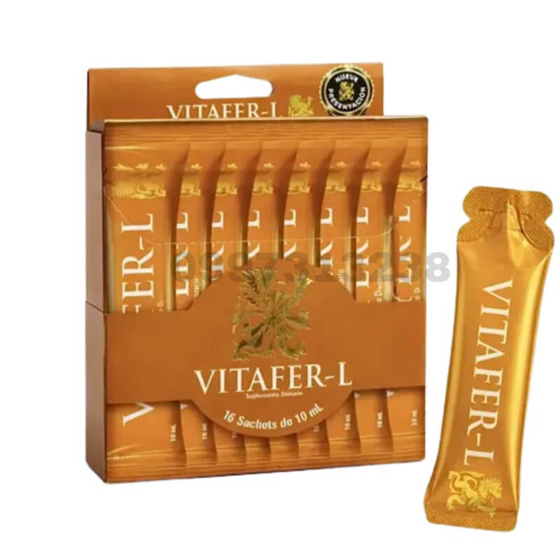 VITAFER-L SACHET X 3 UNIDADES: Potenciador Unisex para Energía, Vitalidad y Rendimiento Óptimo