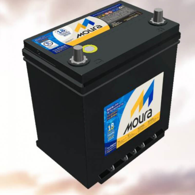 BATERIA MOURA CAJA NS40 M40SL 11 PLACAS 40 AMPERIOS POLARIDAD INVERTIDA (+ - )