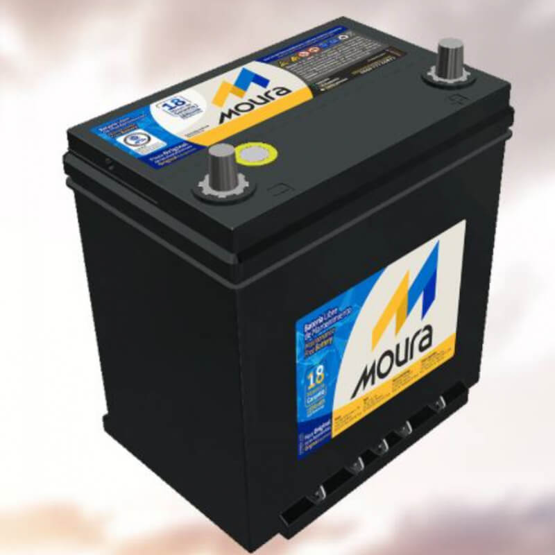 BATERIA MOURA CAJA NS40 M40SR 11 PLACAS 40 AMPERIOS POLARIDAD DERECHA (- + )