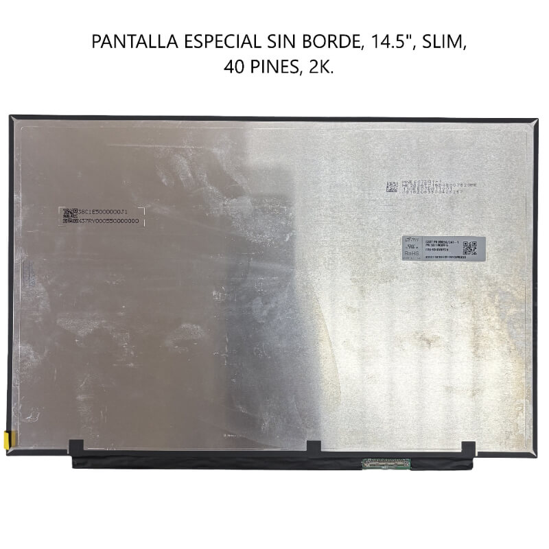 PANTALLA ESPECIAL SIN BORDE 14.5 SLIM 40P 2K (2560X1600)