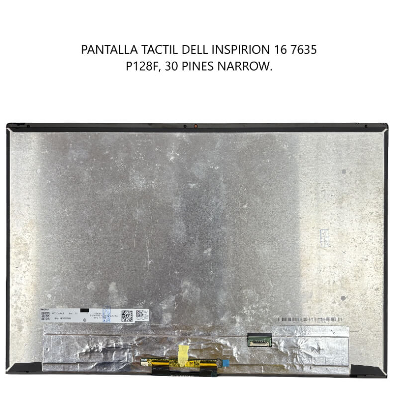 PANTALLA TACTIL DELL INSPIRION 16 7635 P128F 30P NARROW