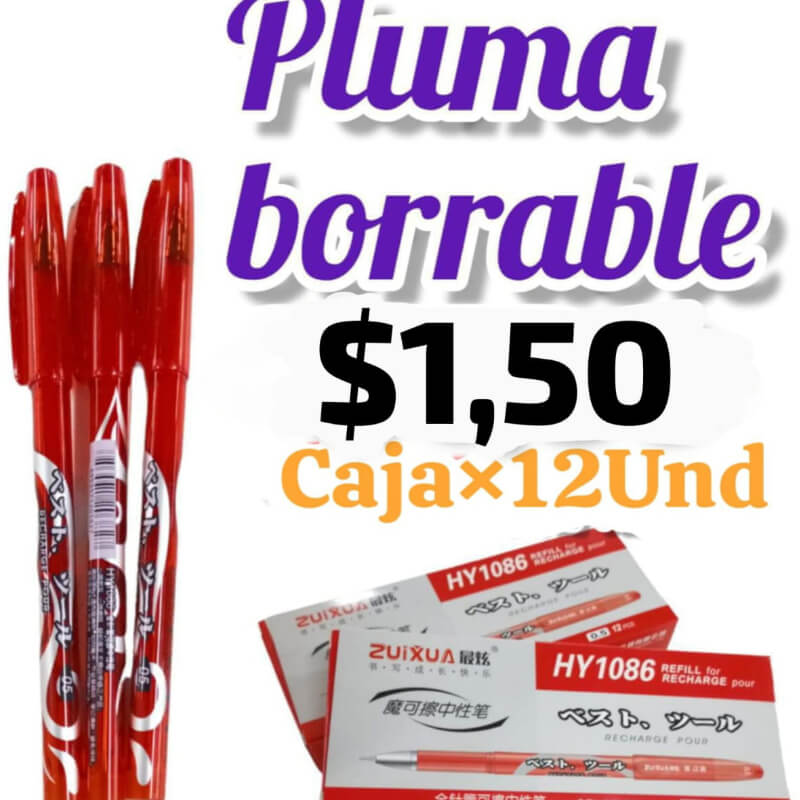 PLUMA BORRABLE