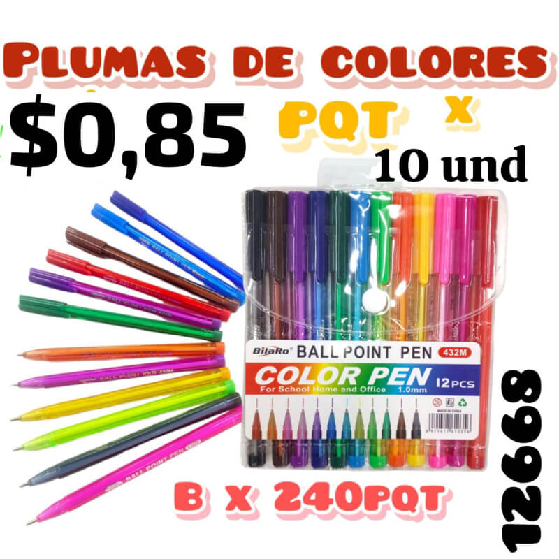 PLUMA DE COLORES