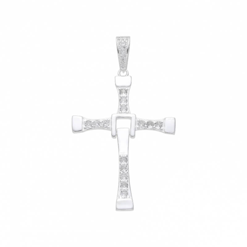 Cruz de Toretto Pequeña Plata 925 Fina