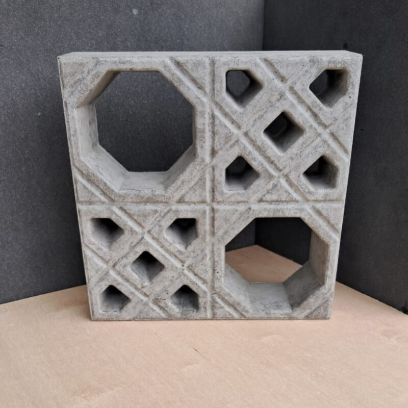 Celosia #3 - Piedra Decorativa 3D para construcción o revestimiento de pared interior
