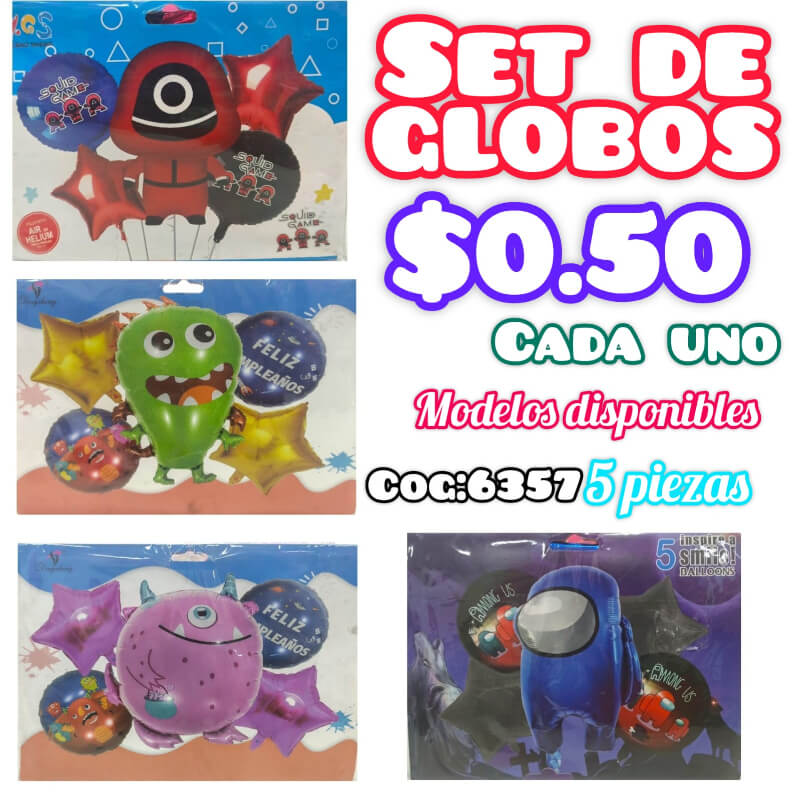 SET DE GLOBOS