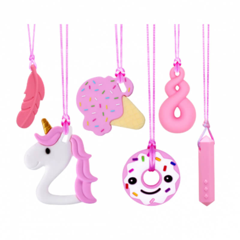 SET MASTICABLE ROSADO X 6