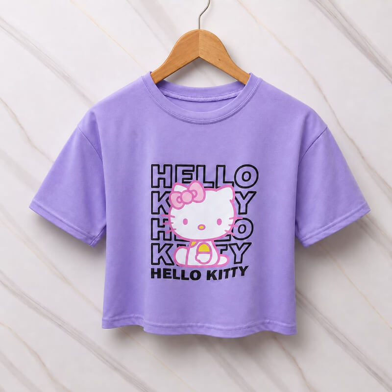 Blusa Corta Kitty Lila