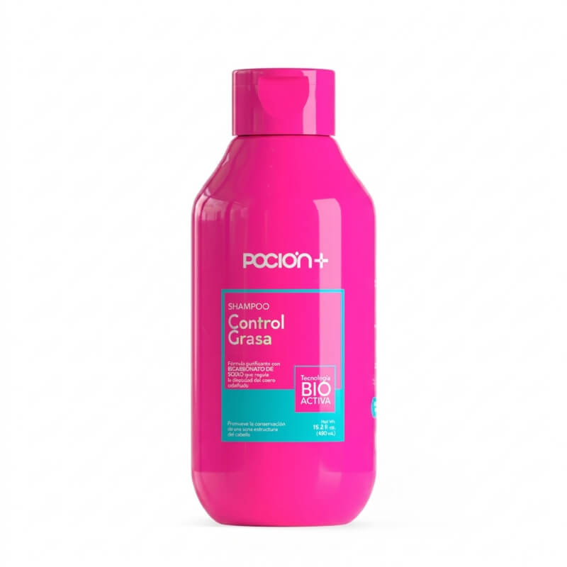 Shampoo Control Grasa Profesional - Cabello Graso, Purificante y Equilibrante