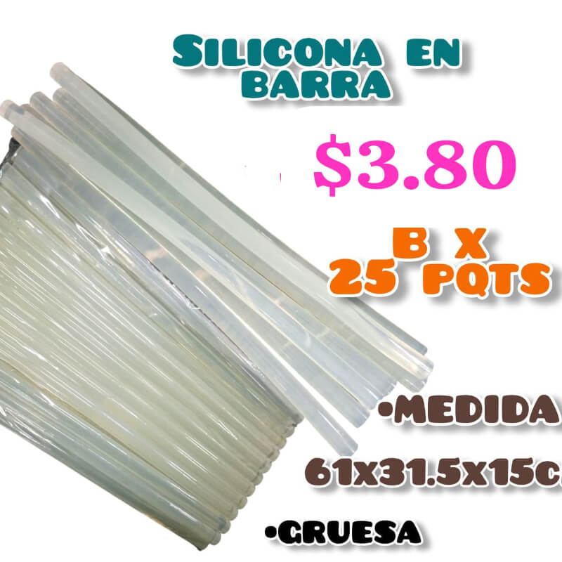 SILICONA EN BARRA