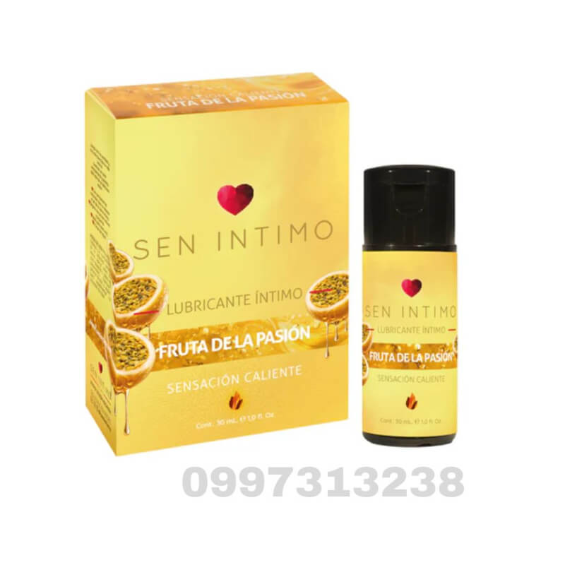 Lubricante Íntimo Caliente Sabor Maracuyá 30ml | Placer Sensorial y Efecto Calor
