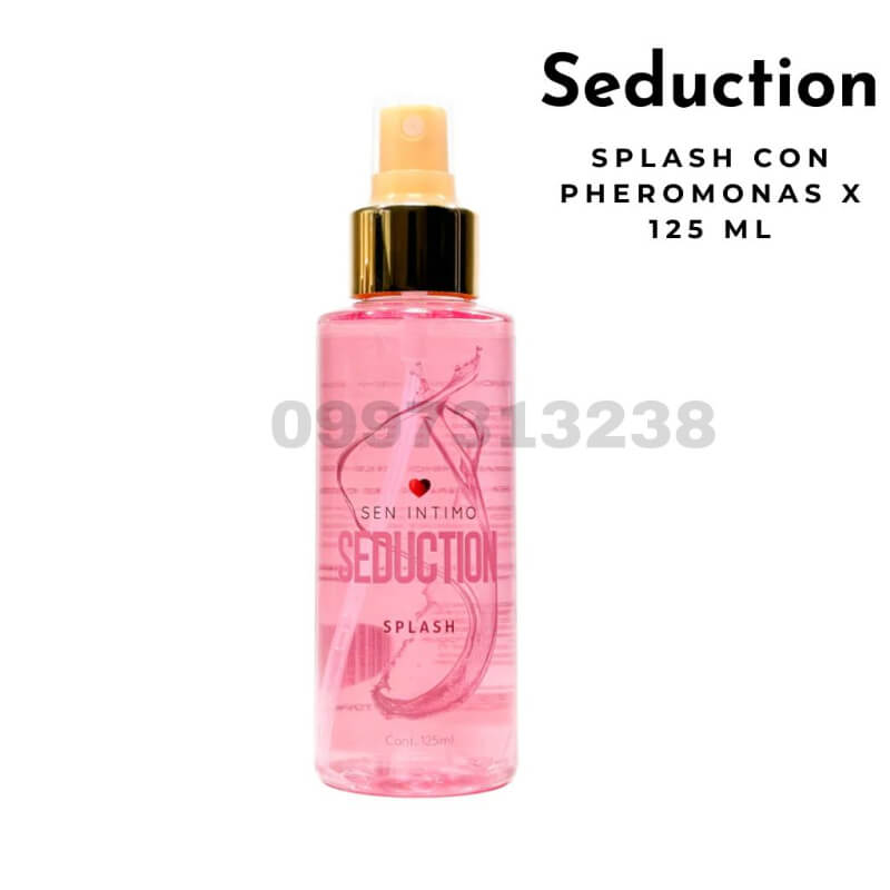 Seduction Splash con Feromonas para Mujer 125ml - Fragancia Floral Frutal Dulce y Fresca
