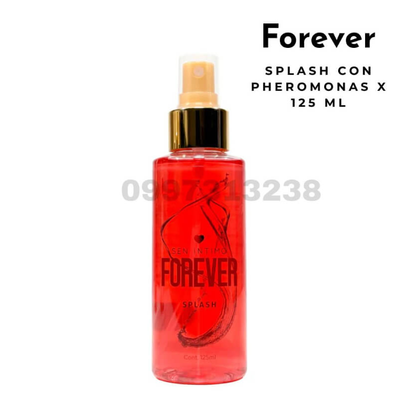 Splash Corporal Forever con Feromonas para Mujer 125ml - Dulce, Frutal, Seductor, Larga Duración, Sofisticado