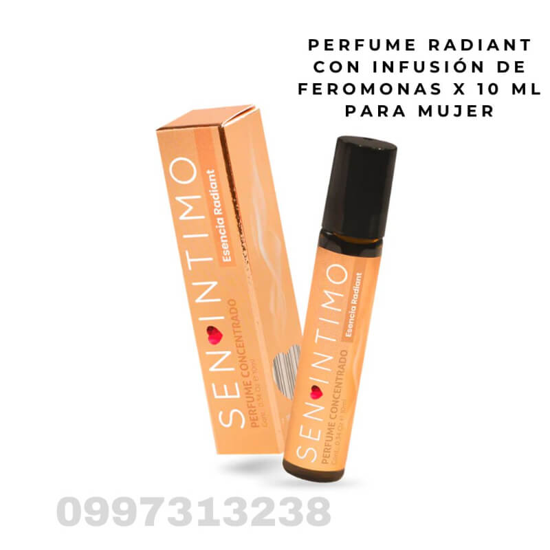 Perfume con Feromonas Radiant x 10ml - Fragancia Dulce y Cálida para Mujer | Sen Intimo