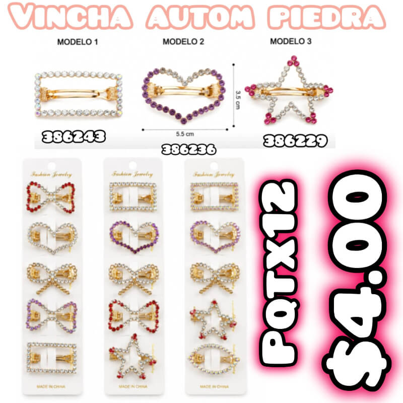 VINCHA AUTOMATICA PIEDRA