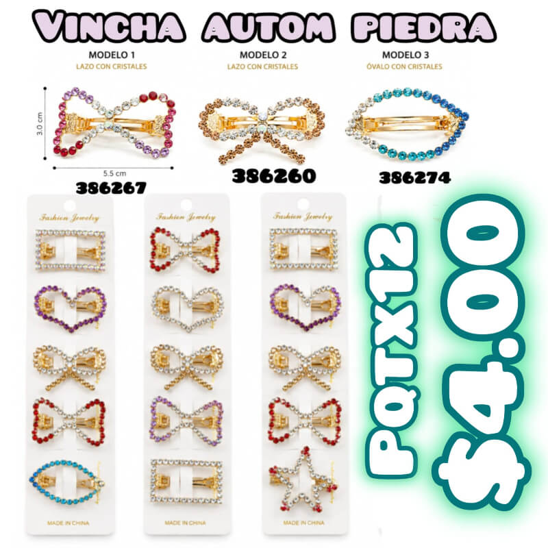 VINCHA AUTOMATICA PIEDRA