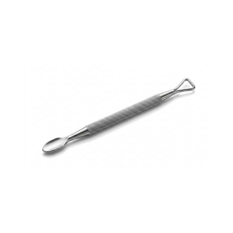 Empujador de Cutículas Profesional de Acero Inoxidable - Herramienta Manicura y Pedicura Duradera y Precisa
