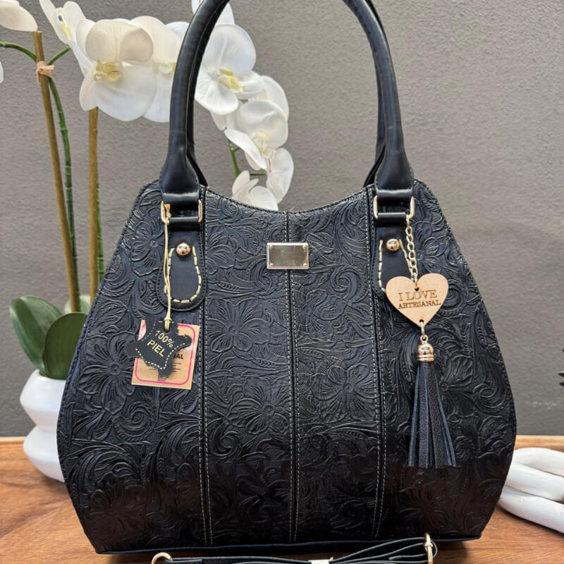 Bolso en piel corte vacuno incluye correa