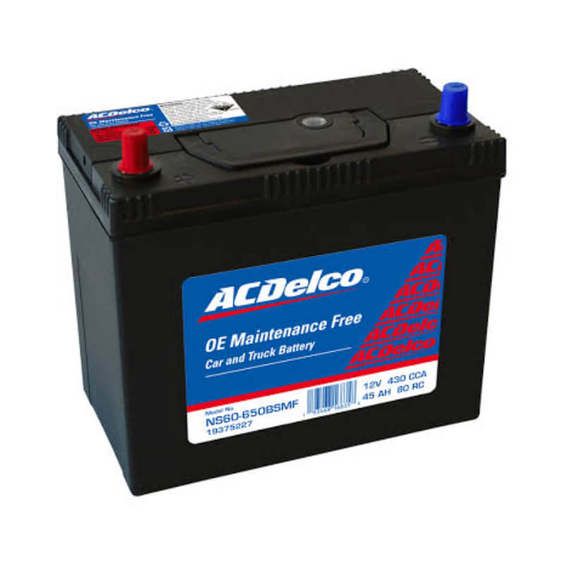 BATERIA ACDELCO AMERICANA N40I 13 PLACAS 45 AMPERIOS POLARIDAD IZQUIERDA (+ -)