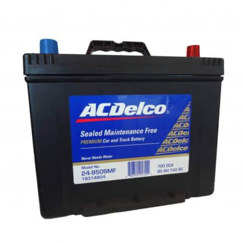 BATERIA ACDELCO AMERICANA 24 15 PLACAS 68 AMPERIOS POLARIDAD DERECHA (- +)