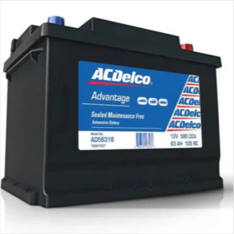 BATERIA ACDELCO 66 15 PLACAS 62 AMPERIOS POLARIDAD DERECHA (- +)