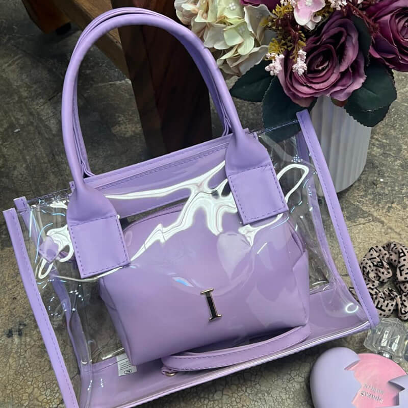 Bolso dúo de mica (dos bolsas en uno)