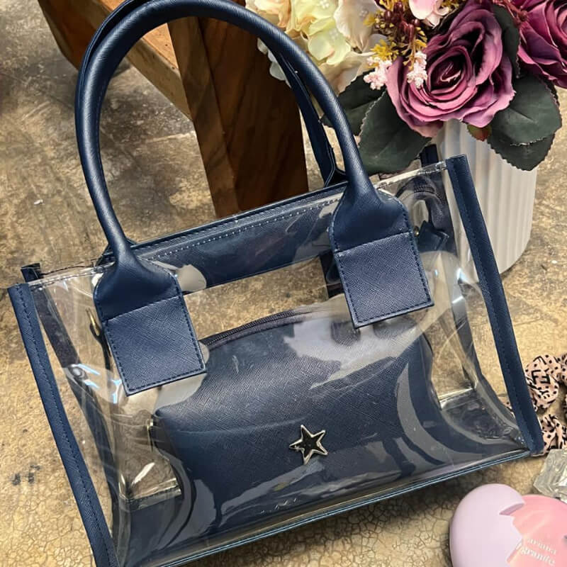 Bolso dúo de mica (dos bolsas en uno)
