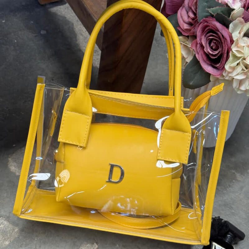 Bolso dúo de mica (dos bolsas en uno)