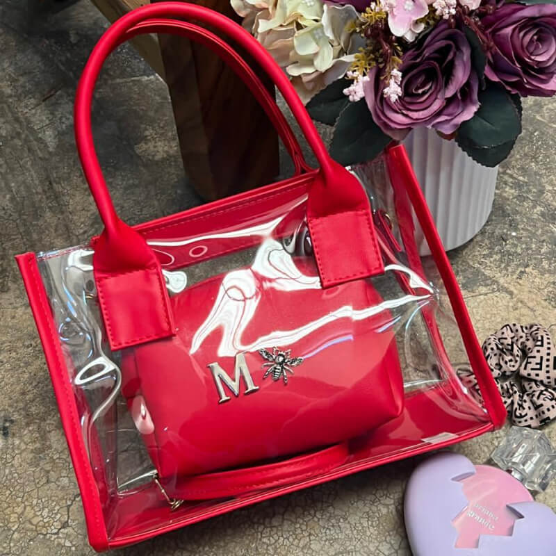 Bolso dúo de mica (dos bolsas en uno)