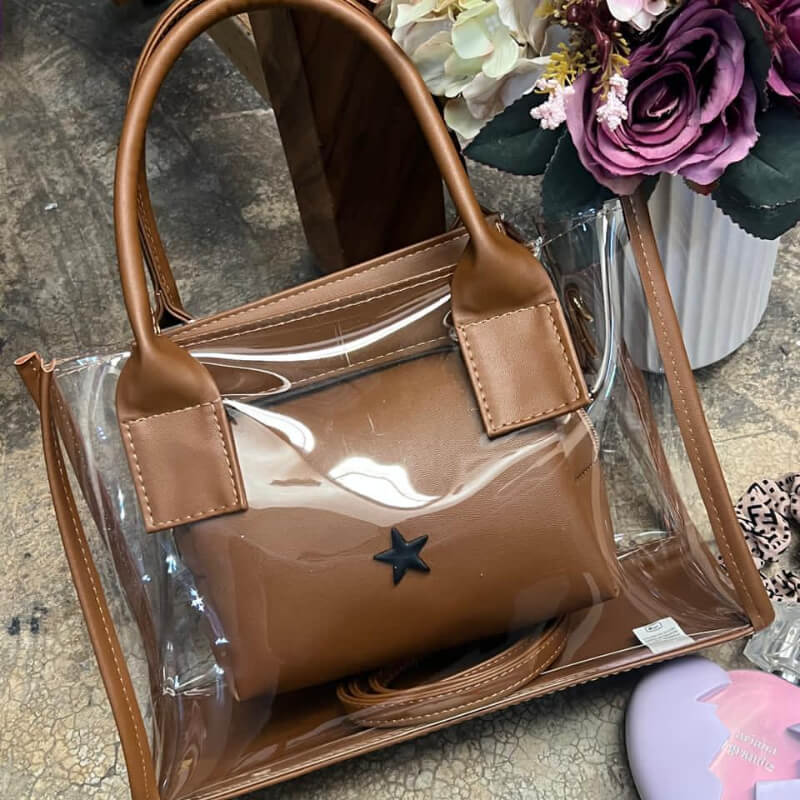 Bolso dúo de mica (dos bolsas en uno)