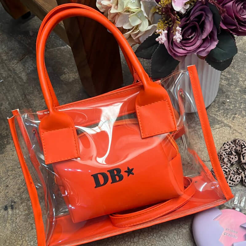 Bolso dúo de mica (dos bolsas en uno)