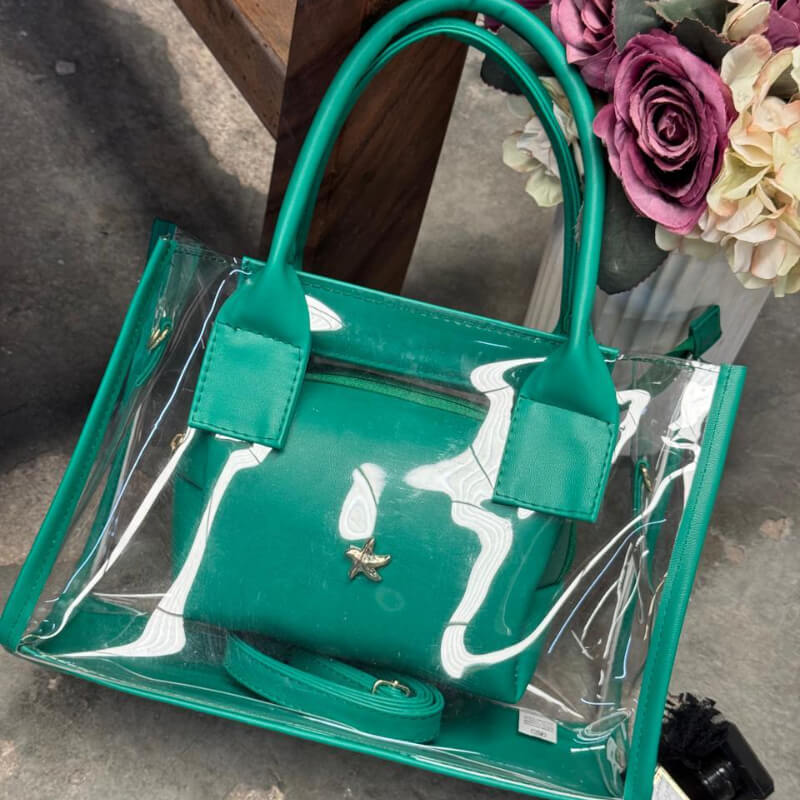 Bolso dúo de mica (dos bolsas en uno)