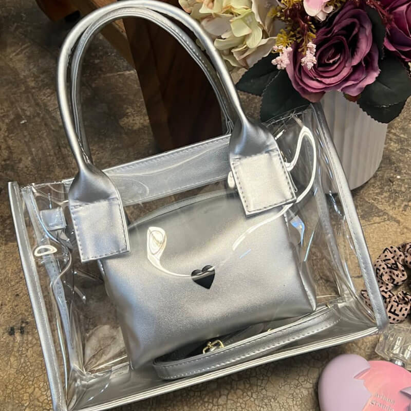 Bolso dúo de mica (dos bolsas en uno)