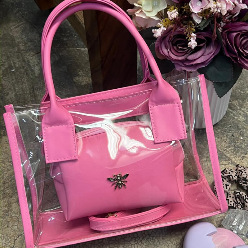 Bolso dúo de mica (dos bolsas en uno)
