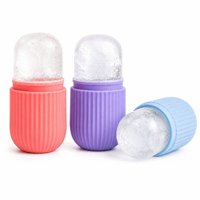Rodillo Facial de Hielo ICE ROLLER: Masajeador Frío para Desinflamar, Reafirmar y Revitalizar la Piel