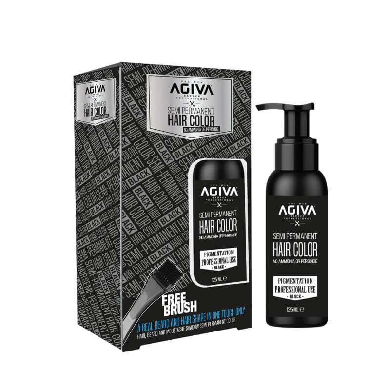 Tinte Semi-Permanente para Cabello y Barba 125ml - Sin Amoniaco ni Peróxidos, Color Vibrante y Natural