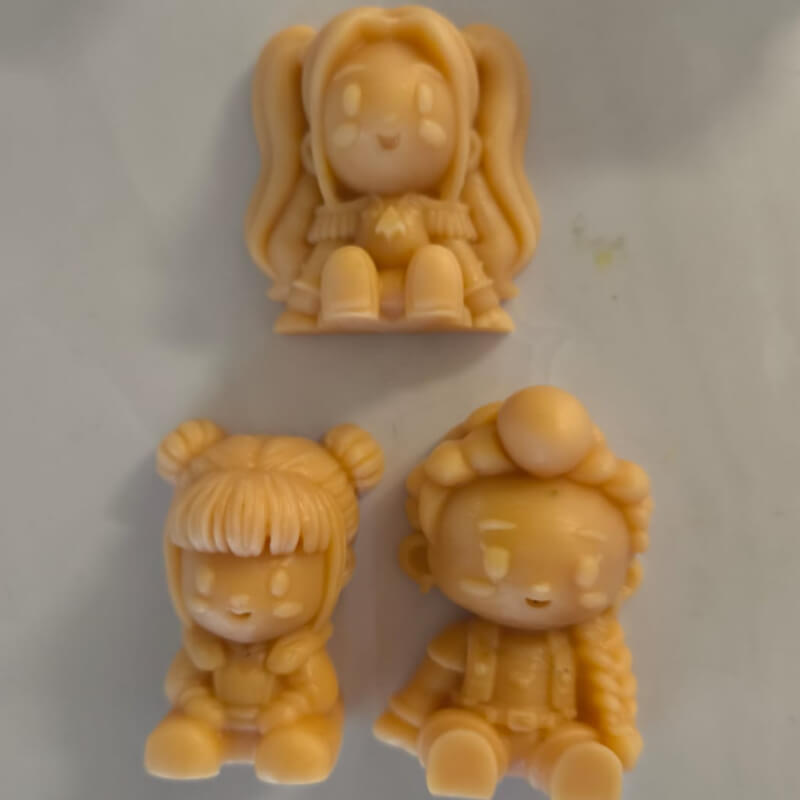 Moldes de Guerreras K-pop estilo cartoon.