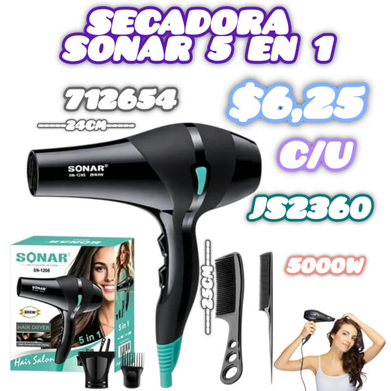 SECADORA SONAR 5 EN 1
