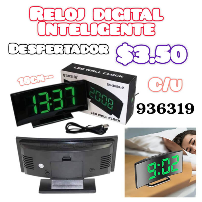 RELOJ DIGITAL INTELIGENTE