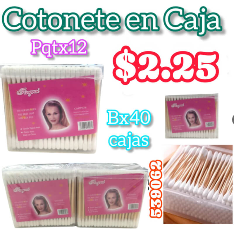COTONETE EN CAJA