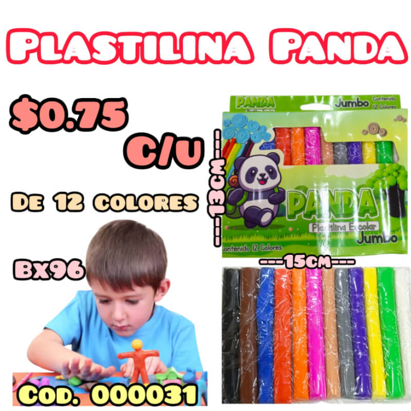 PLASTILINA PANDA