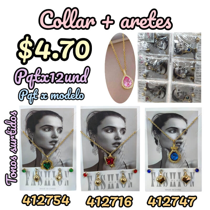 COLLAR + ARETES