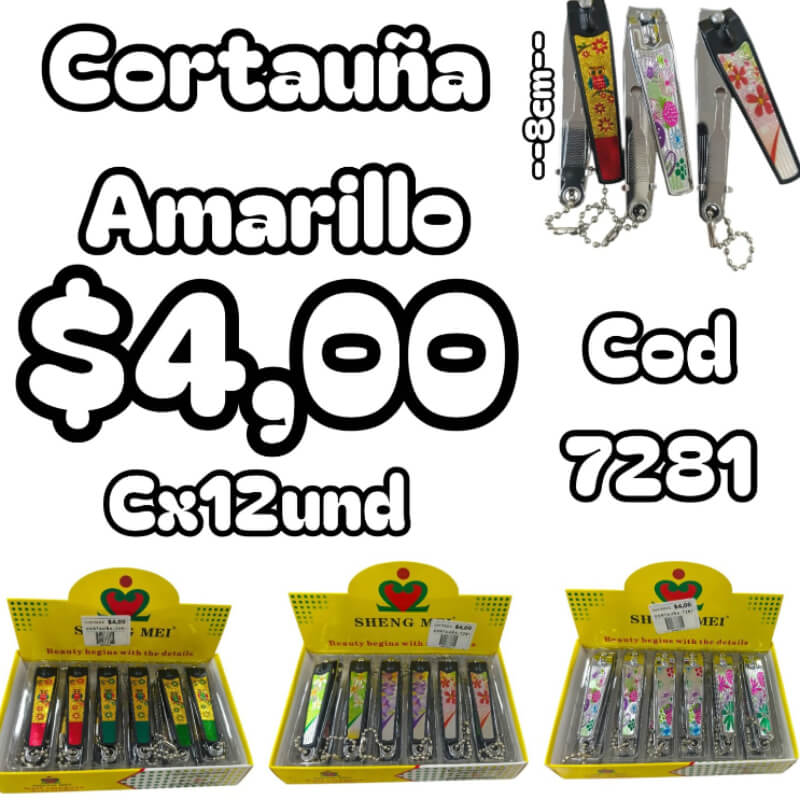 CORTAUÑAS AMARILLO