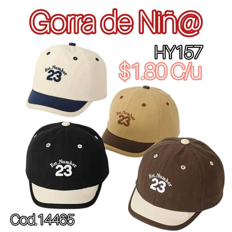 GORRA DE NIÑOS
