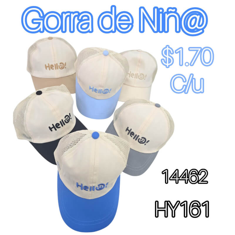 GORRA DE NIÑOS