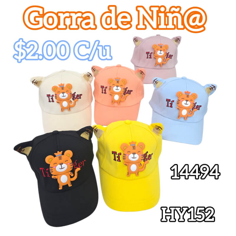 GORRA DE NIÑOS