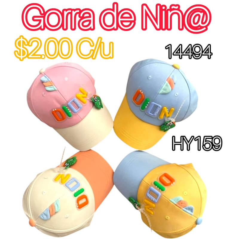 GORRA DE NIÑOS